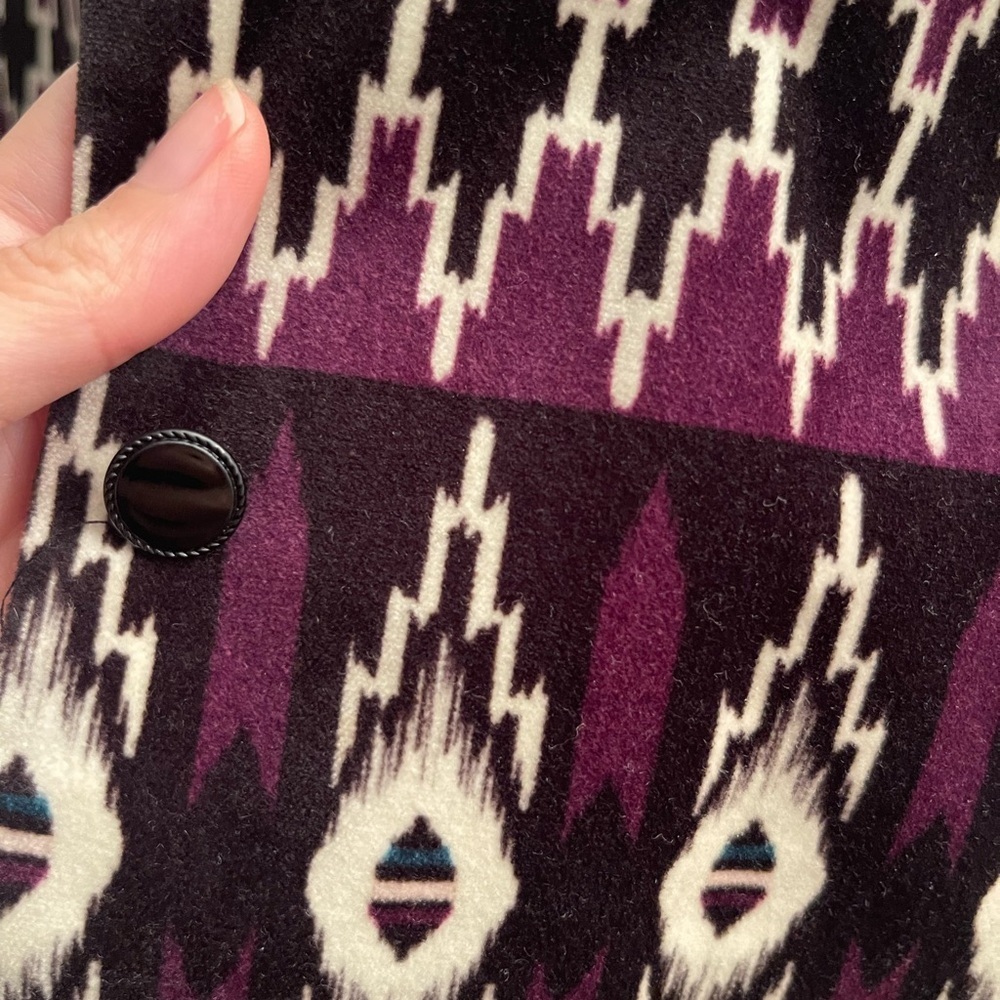 Cropped Velvet Geometric Jacket - Picture 3 of 4